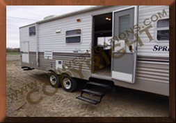 FEMA Travel Trailer/RV Appraisals of Sidewall Damage